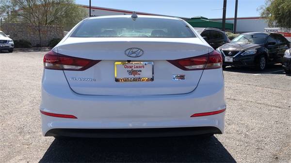 2018 Hyundai Elantra SEL sedan Quartz White Pearl - cars & trucks -... for sale in El Paso, TX – photo 7