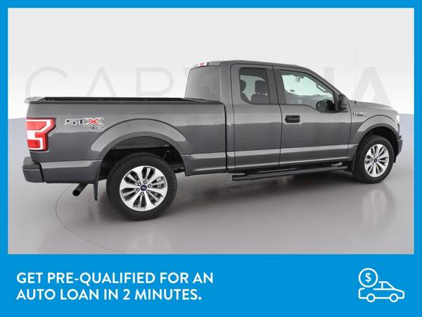 2018 Ford F150 Super Cab Lariat Pickup 4D 6 1/2 ft pickup Gray for sale in Louisville, KY – photo 9