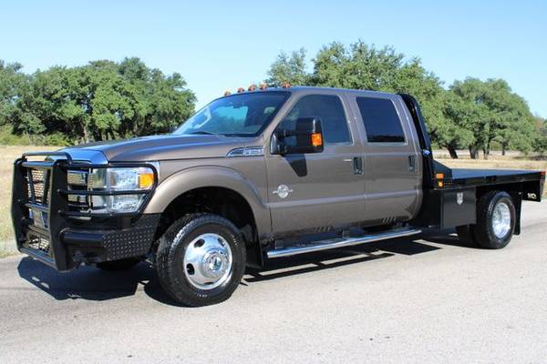 MUST SEE! 2015 FORD F350 DRW POWER STROKE! 4X4! CM FLATBED! LOW MILES! for sale in Temple, IL – photo 3