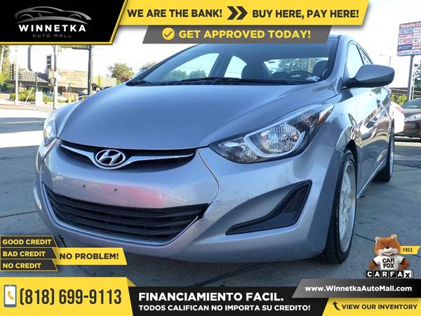 2016 Hyundai *Elantra* *SE* for only $187/mo - cars & trucks - by... for sale in Winnetka, CA