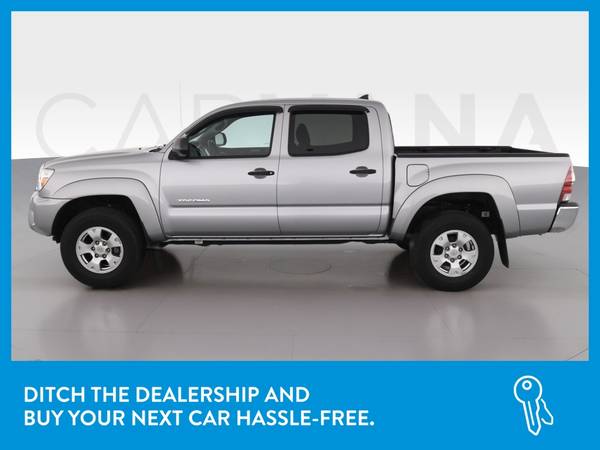2015 Toyota Tacoma Double Cab PreRunner Pickup 4D 5 ft pickup Silver for sale in Zanesville, OH – photo 4