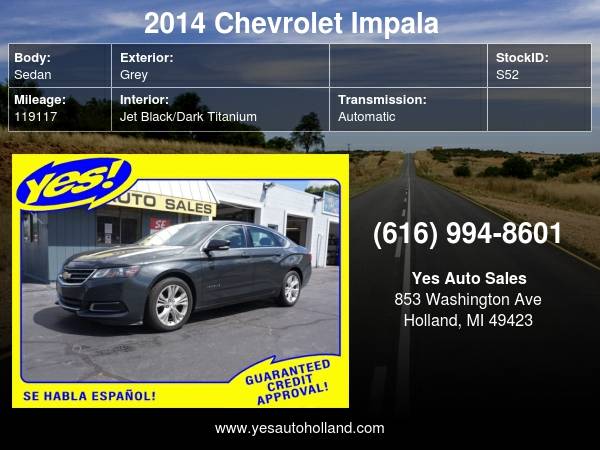 2014 Chevrolet Impala LT - cars & trucks - by dealer - vehicle... for sale in Holland , MI – photo 24