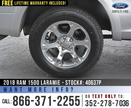 2018 RAM 1500 LARAMIE 4WD *** Bluetooth, Leather Seats, Bedliner ***... for sale in Alachua, FL – photo 18