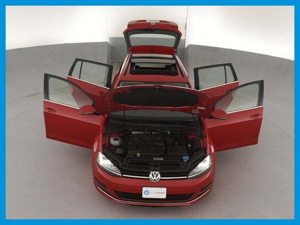 2015 VW Volkswagen Golf SportWagen TDI S Wagon 4D wagon Red for sale in largo, FL – photo 22