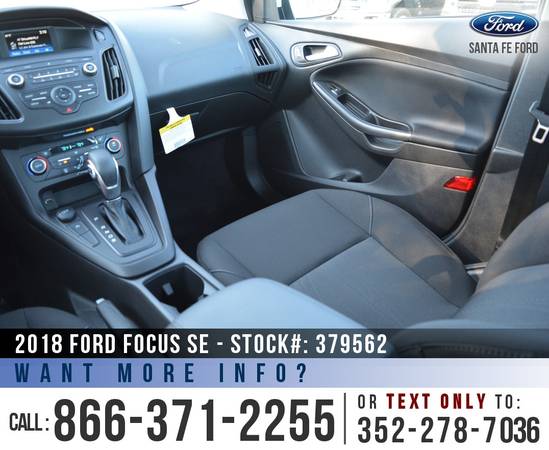 2018 FORD FOCUS SE *** Tinted, Backup Camera, SYNC *** for sale in Alachua, FL – photo 15