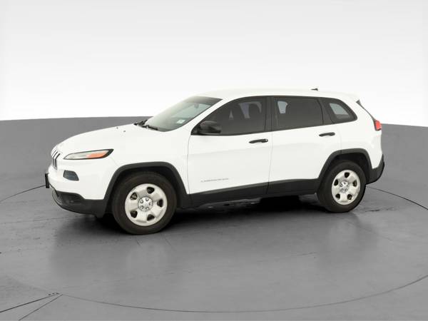 2014 Jeep Cherokee Sport SUV 4D suv White - FINANCE ONLINE - cars &... for sale in Albuquerque, NM – photo 4