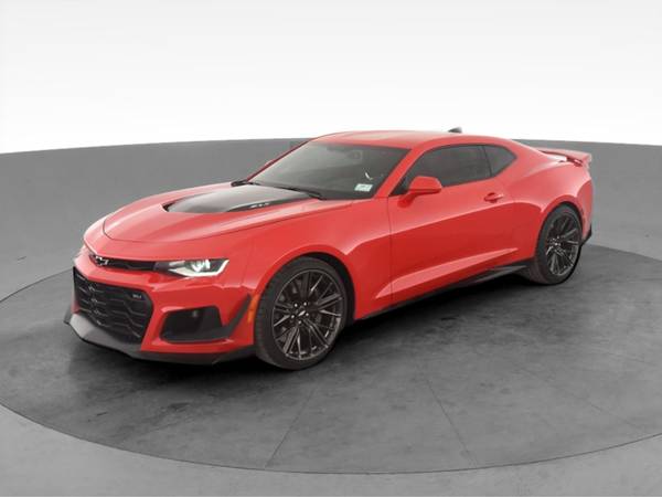 2017 Chevy Chevrolet Camaro ZL1 Coupe 2D coupe Red - FINANCE ONLINE... for sale in Harker Heights, TX – photo 3