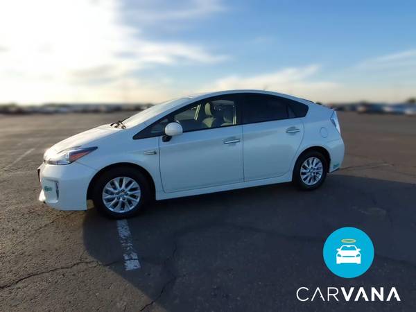 2014 Toyota Prius Plugin Hybrid Hatchback 4D hatchback White -... for sale in Washington, District Of Columbia – photo 4