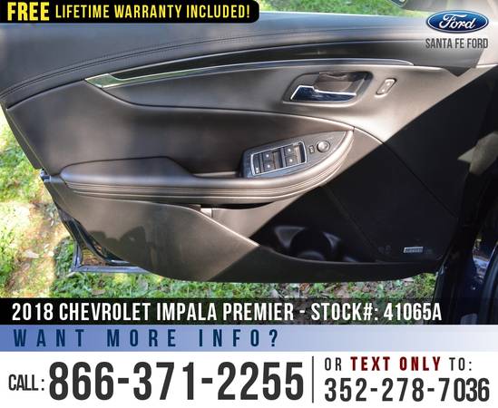 2018 Chevrolet Impala Premier Remote Start - SiriusXM - cars for sale in Alachua, FL – photo 12