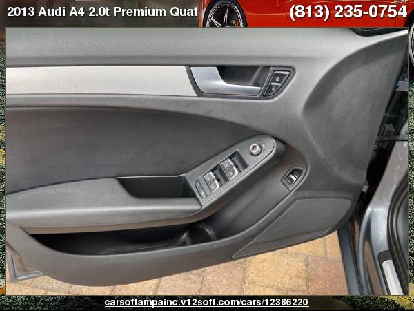 2013 Audi A4 2.0t Premium Quat 2.0t Premium Quattro for sale in TAMPA, FL – photo 22