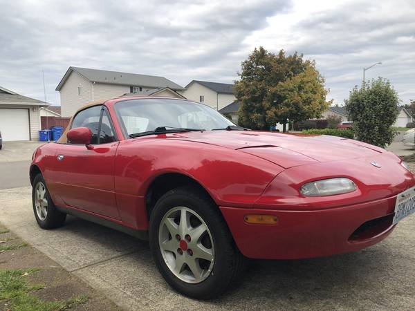 1993 MIATA NA RED SOFT TOP for sale in Vancouver, OR – photo 2