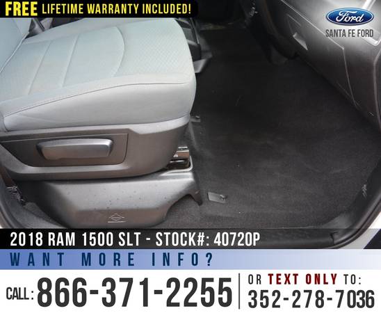 *** 2018 RAM 1500 SLT 4WD *** SiriusXM - Camera - Tinted Windows -... for sale in Alachua, GA – photo 19