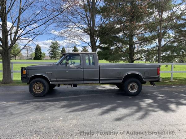 1991 Ford F-250 HD Supercab 155 WB 4WD Gray/7 3L P - cars & for sale in Bloomington, IL – photo 2