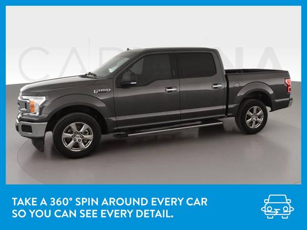 2018 Ford F150 SuperCrew Cab XLT Pickup 4D 5 1/2 ft pickup Gray for sale in Corpus Christi, TX – photo 3