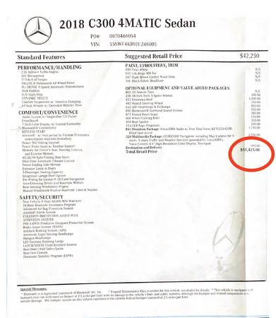 2018 Mercedes C300 4MATIC Sedan for sale in Kalamazoo, MI – photo 11