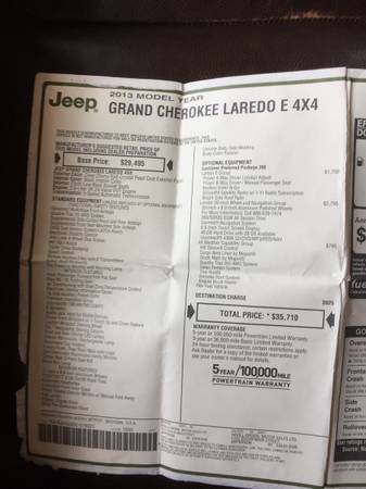 2013 Jeep Grand Cherokee Laredo for sale in Galena, IA – photo 13