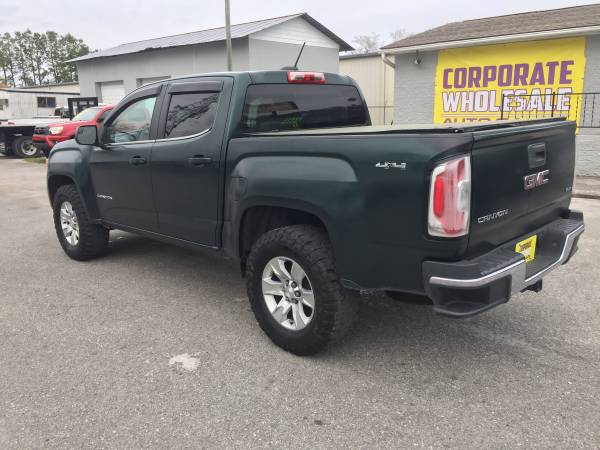 HURRY! 2015 GMC CANYON SLE CREW CAB 4 DOOR 4X4 W 100K MILES - cars & for sale in Wilmington, NC – photo 3