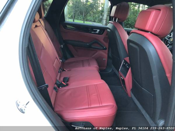 2019 Porsche Cayenne $85,460 Sticker! Bordeaux Red leather! 21" Spyder for sale in Naples, FL – photo 21