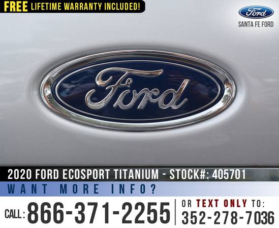 20 Ford EcoSport Titanium SAVE Over 7, 000 off MSRP! - cars for sale in Alachua, FL – photo 19