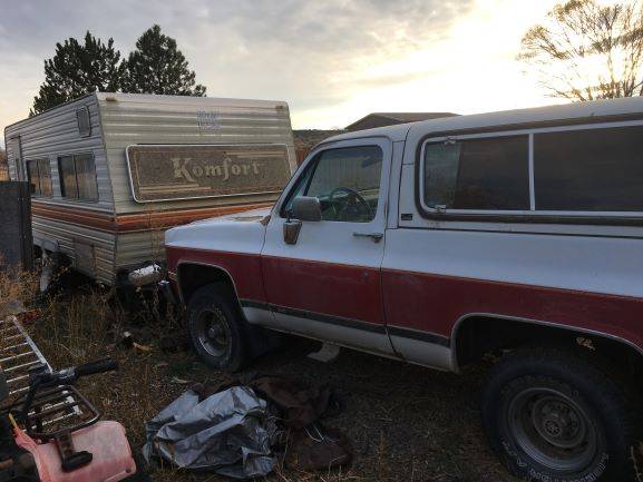 1989 GMC Jimmy Chevy Classic Blazer K5 Red and White - cars & trucks... for sale in MONTROSE, CO – photo 3