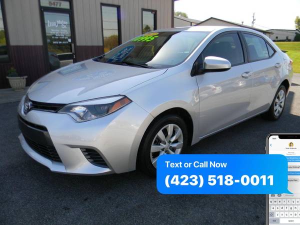 2015 TOYOTA COROLLA LE - EZ FINANCING AVAILABLE! - cars & trucks -... for sale in Piney Flats, TN – photo 2