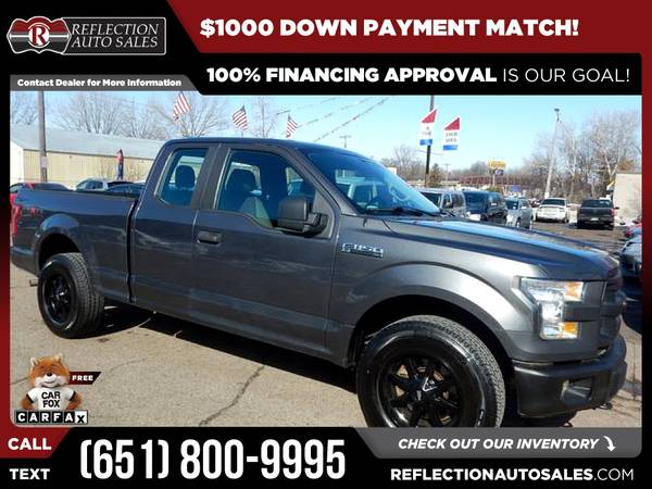 2015 Ford F150 F 150 F-150 XL FOR ONLY 401/mo! - - by for sale in Oakdale, MN