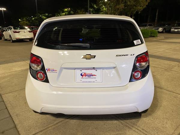 2016 Chevy Chevrolet Sonic LT hatchback Summit White - cars & trucks... for sale in Raleigh, NC – photo 9