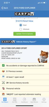 2014 Ford Explorer 4WD SPORT Edition Clean CarFax 29 Records - cars... for sale in Brooklyn, NY – photo 23
