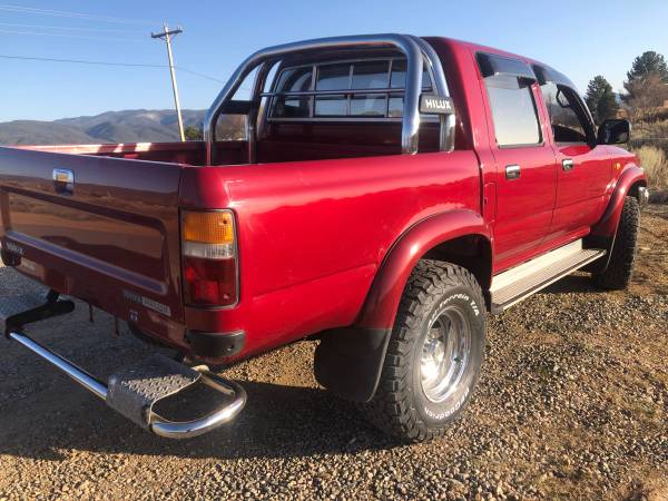 1995 Toyota Hilux Crew Cab 4WD 2 8L Diesel Pickup Truck - cars & for sale in Taos Ski Valley, NM – photo 4