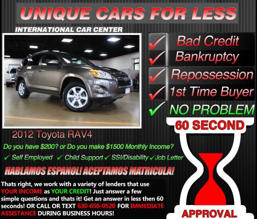 2012 Nissan Rogue * Bad Credit ? W $1500 Monthly Income OR $200 DOWN for sale in Lombard, IL – photo 24