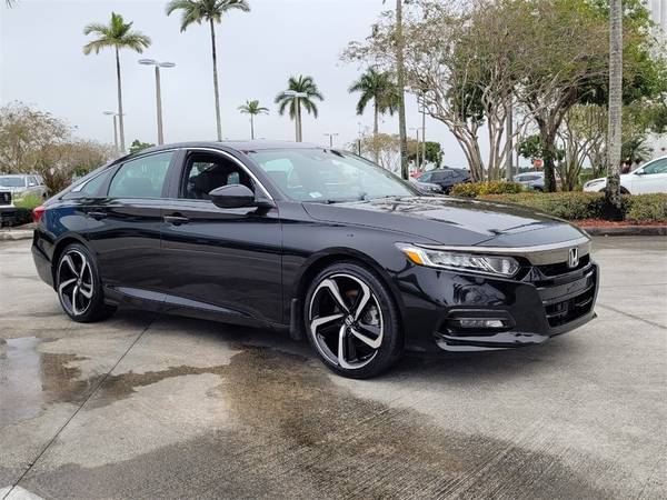 2019 Honda Accord Sport - CARFAX One-Owner Turbocharged! - cars & for sale in Davie, FL – photo 4