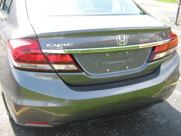 2015 Grey Honda Civic LX Sedan for sale in Midlothian, IL – photo 4