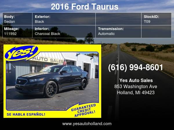 2016 Ford Taurus SHO - cars & trucks - by dealer - vehicle... for sale in Holland , MI – photo 24