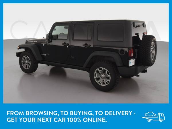 2013 Jeep Wrangler Unlimited Rubicon Sport Utility 4D suv Black for sale in Worcester, MA – photo 5