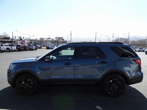 2019 Ford Explorer Sport suv Blue Metallic - - by for sale in Pocatello, ID – photo 3