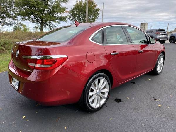 2014 Buick Verano Leather Group sedan Crystal Red Tintcoat - cars &... for sale in Spencerport, NY – photo 3
