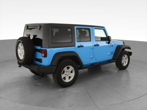 2017 Jeep Wrangler Unlimited Sport S Sport Utility 4D suv Blue - -... for sale in Greensboro, NC – photo 11