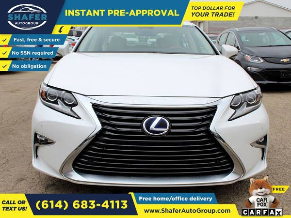 $256/mo - 2016 Lexus ES 300H - Easy Financing! - cars & trucks - by... for sale in Columbus, OH – photo 2
