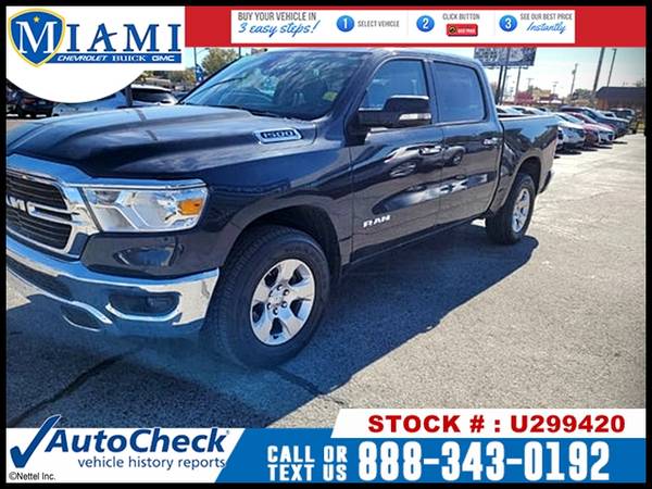 2020 RAM 1500 Big Horn/Lone Star 4WD TRUCK -EZ FINANCING -LOW DOWN!... for sale in Miami, OK – photo 7