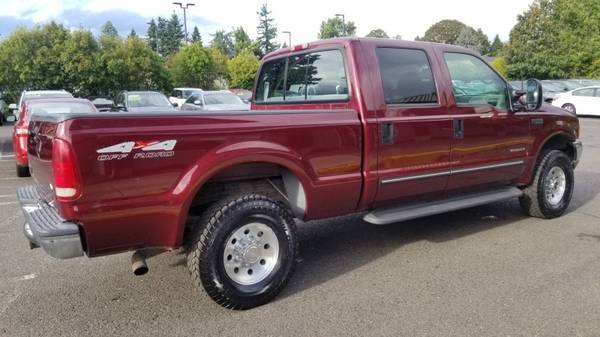 1999 Ford F250 Super Duty Crew Cab Diesel 4x4 F-250 Short Bed Truck Dr for sale in Portland, OR – photo 4