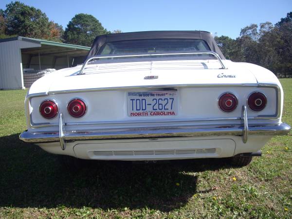 1966 Corvair Monza Convertible - cars & trucks - by owner - vehicle... for sale in Greenville, NC – photo 12