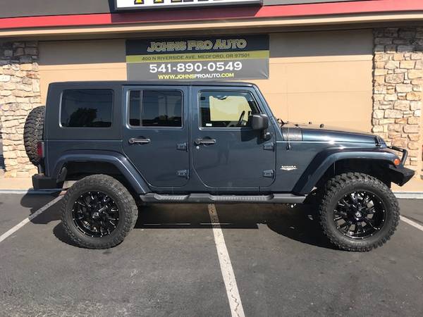 2008 JEEP WRANGLER UNLIMITED SAHARA LIFTED & LOADED. - cars & trucks... for sale in Medford, OR – photo 3