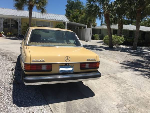 1981 Mercedes 240D for sale for sale in Sarasota, FL – photo 4