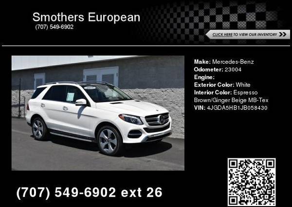 2018 Mercedes-Benz GLE GLE 350 - - by dealer - vehicle for sale in Santa Rosa, CA