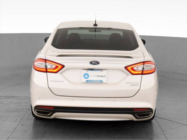 2013 Ford Fusion Titanium Sedan 4D sedan White - FINANCE ONLINE -... for sale in Bakersfield, CA – photo 9