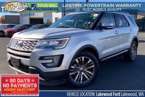 2016 Ford Explorer 4x4 4WD Platinum SUV - cars & trucks - by dealer... for sale in Lakewood, WA – photo 12