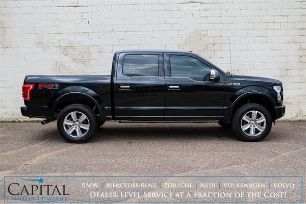 Immaculate 16 Ford F-150 Platinum 4x4 Crew Cab Short Box! - cars & for sale in Eau Claire, MN – photo 9