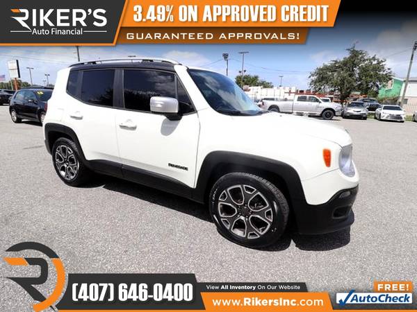 $182/mo - 2016 Jeep Renegade Limited - 100 Approved! - cars & trucks... for sale in Kissimmee, FL – photo 7