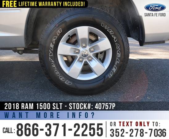 2018 RAM 1500 SLT 4WD SIRIUS, Bluetooth, Touchscreen - cars for sale in Alachua, FL – photo 17