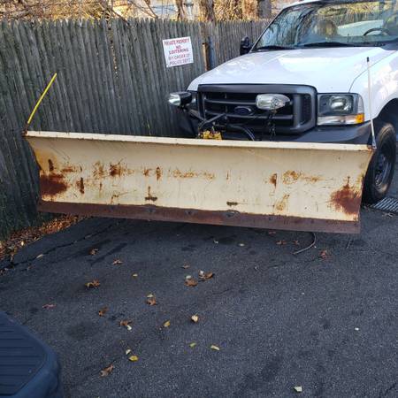 2003 Ford F350 4WD Diesel 6.0L Myers 8.5 Plow - cars & trucks - by... for sale in Parlin, NJ – photo 2